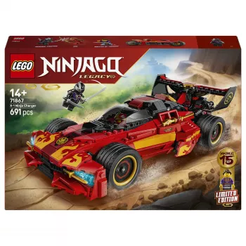 LEGO NINJAGO 71867 X-1 Ninja Charger 15. jubileja (691 gab.)