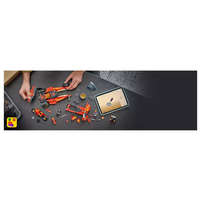 LEGO NINJAGO 71867 X-1 Ninja Charger 15. jubileja (691 gab.)