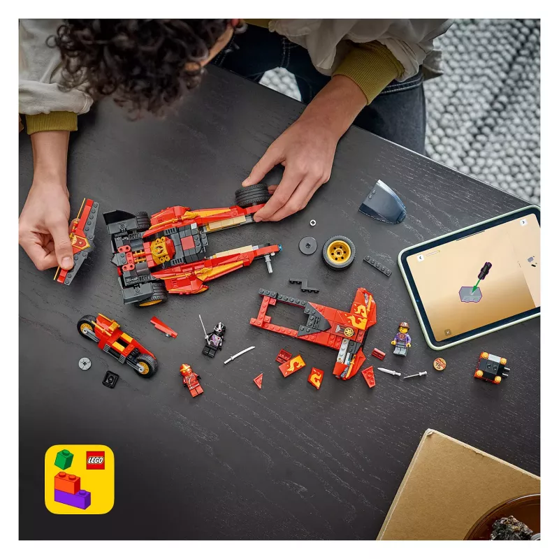 LEGO NINJAGO 71867 X-1 Ninja Charger 15. jubileja (691 gab.)