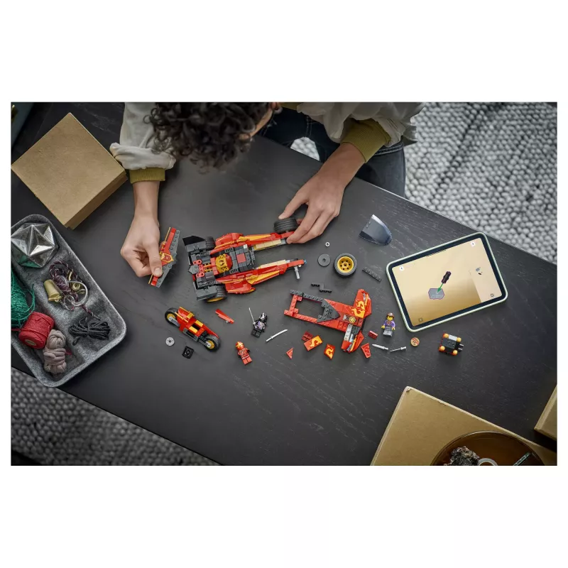 LEGO NINJAGO 71867 X-1 Ninja Charger 15. jubileja (691 gab.)