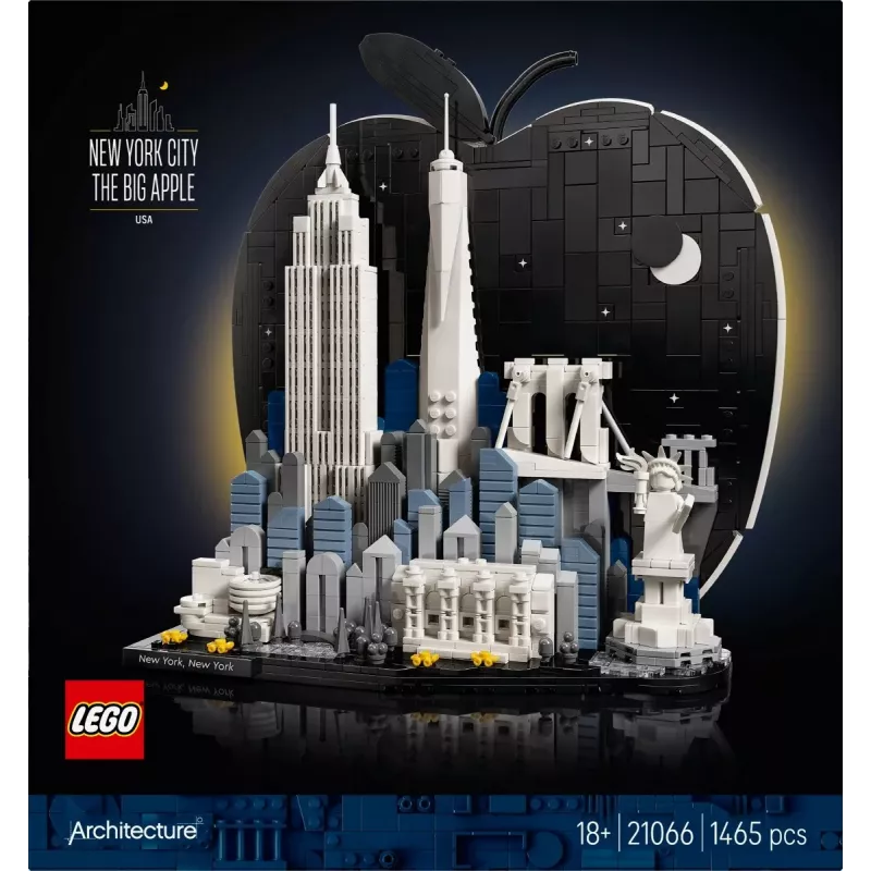 LEGO Architecture 21066 Ņujorka - Lielais ābols (1465 gab.)