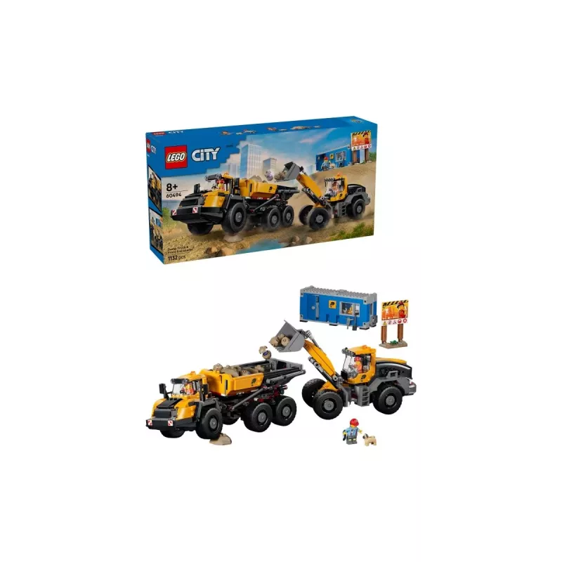LEGO City 60494 Pašizgāzējs un frontālais iekrāvējs (1132 gab.)