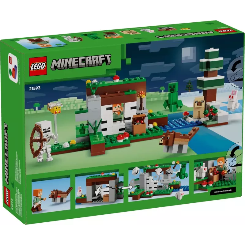 LEGO Minecraft 21593 Pirmās nakts piedzīvojums (301 gab.)