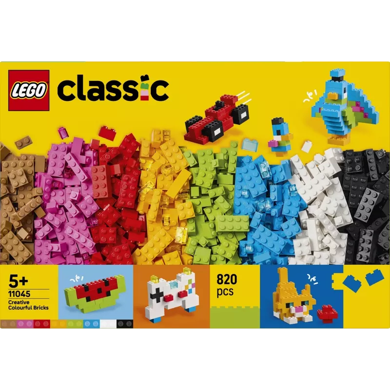LEGO Classic 11045 Radošie krāsainie klucīši (820 gab.)
