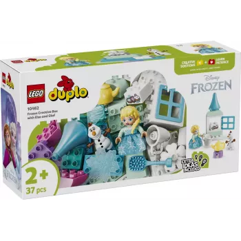 LEGO DUPLO Disney 10462 Ledus sirds radošā kaste ar Elzu un Olafu (37 gab.)