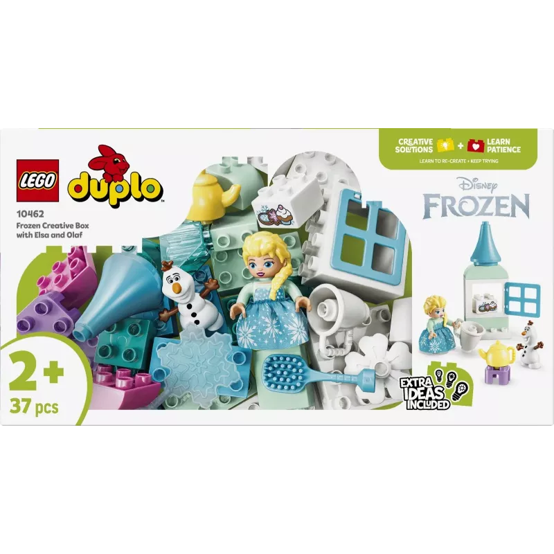 LEGO DUPLO Disney 10462 Ledus sirds radošā kaste ar Elzu un Olafu (37 gab.)