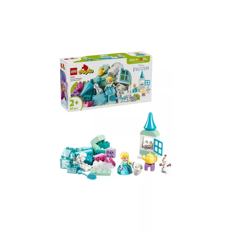 LEGO DUPLO Disney 10462 Ledus sirds radošā kaste ar Elzu un Olafu (37 gab.)