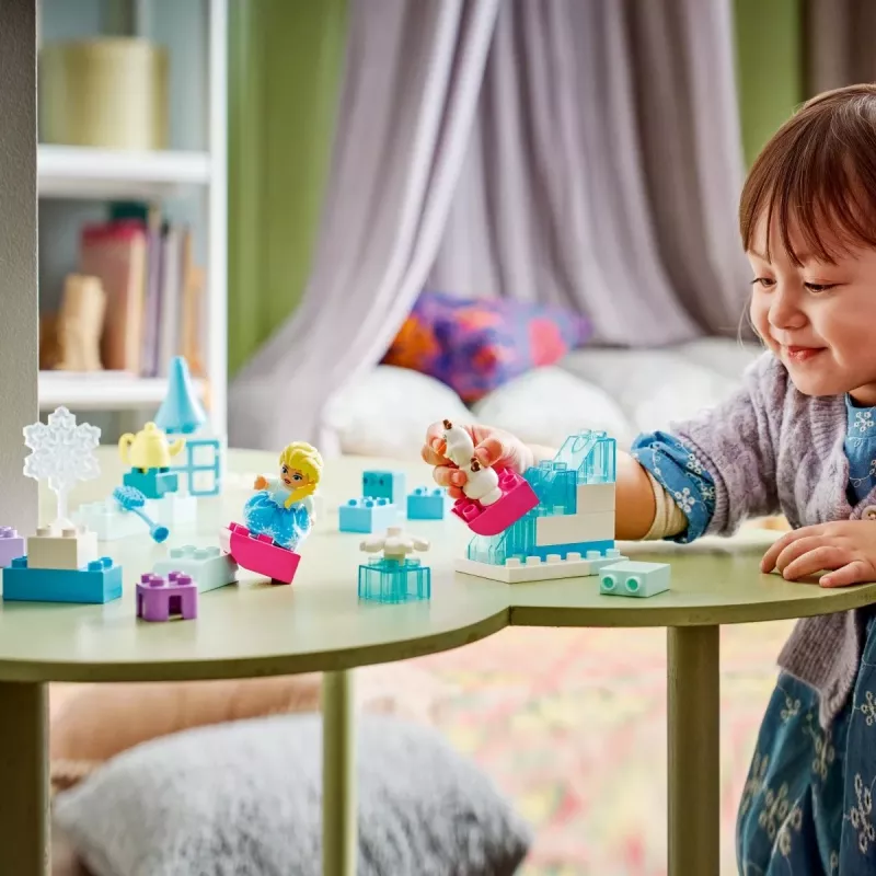 LEGO DUPLO Disney 10462 Ledus sirds radošā kaste ar Elzu un Olafu (37 gab.)