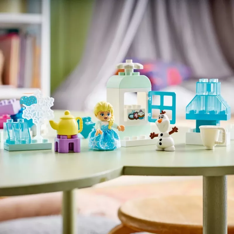 LEGO DUPLO Disney 10462 Ledus sirds radošā kaste ar Elzu un Olafu (37 gab.)