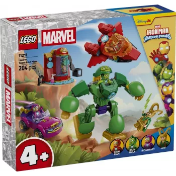 LEGO Marvel 11211 Loki pret Dzelzs cilvēka komandu (204 gab.)