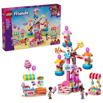 LEGO Friends 42700 Konfekšu un kēksiņu panorāmas rats (602 gab.)