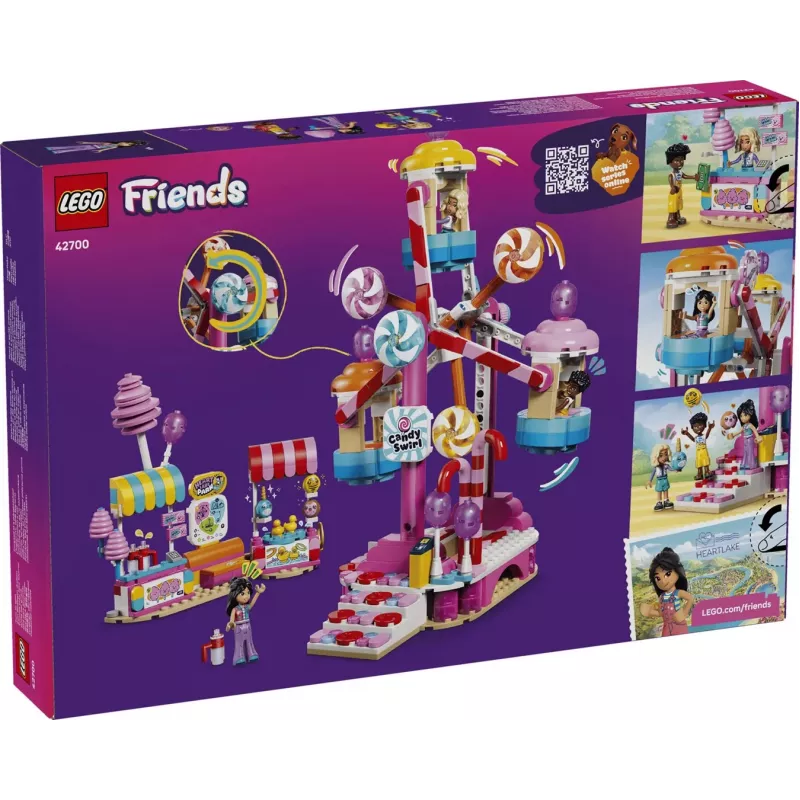 LEGO Friends 42700 Konfekšu un kēksiņu panorāmas rats (602 gab.)