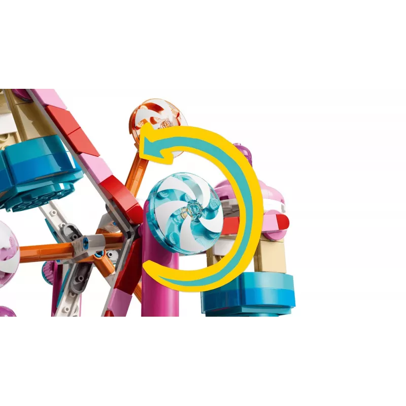 LEGO Friends 42700 Konfekšu un kēksiņu panorāmas rats (602 gab.)