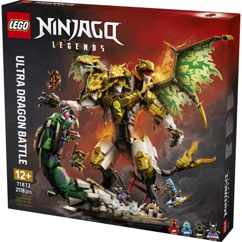 LEGO NINJAGO 71872 Ultra pūķa kauja (2178 gab.)