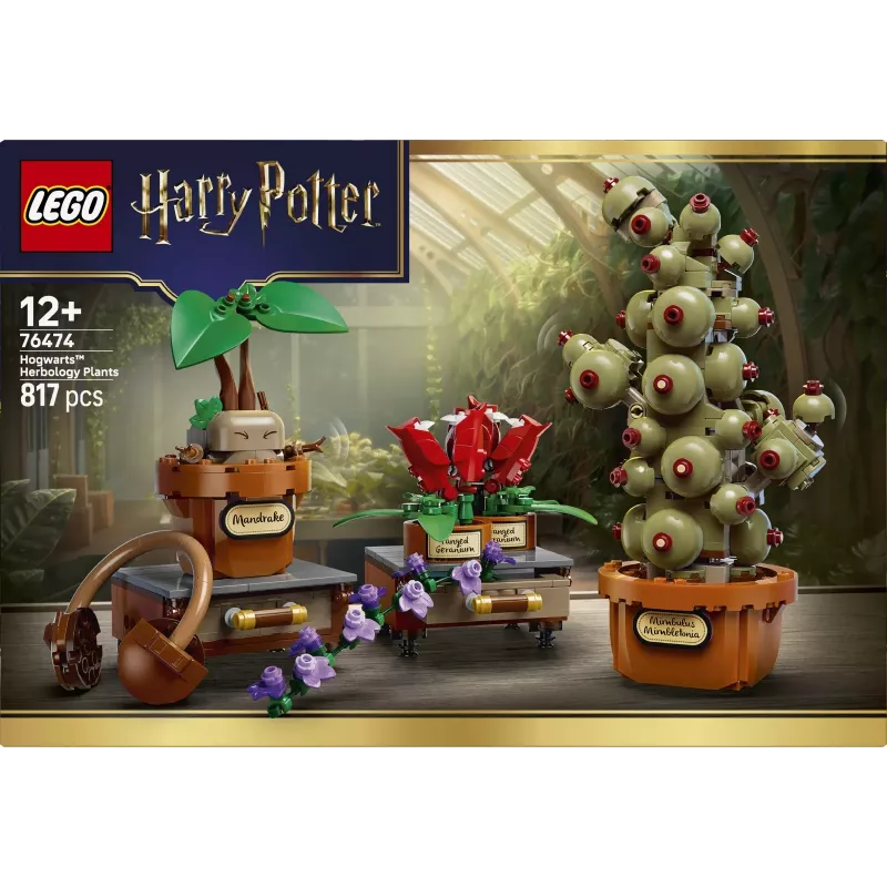 LEGO Harry Potter 76474 Cūkkārpas Herboloģijas augi (817 gab.)