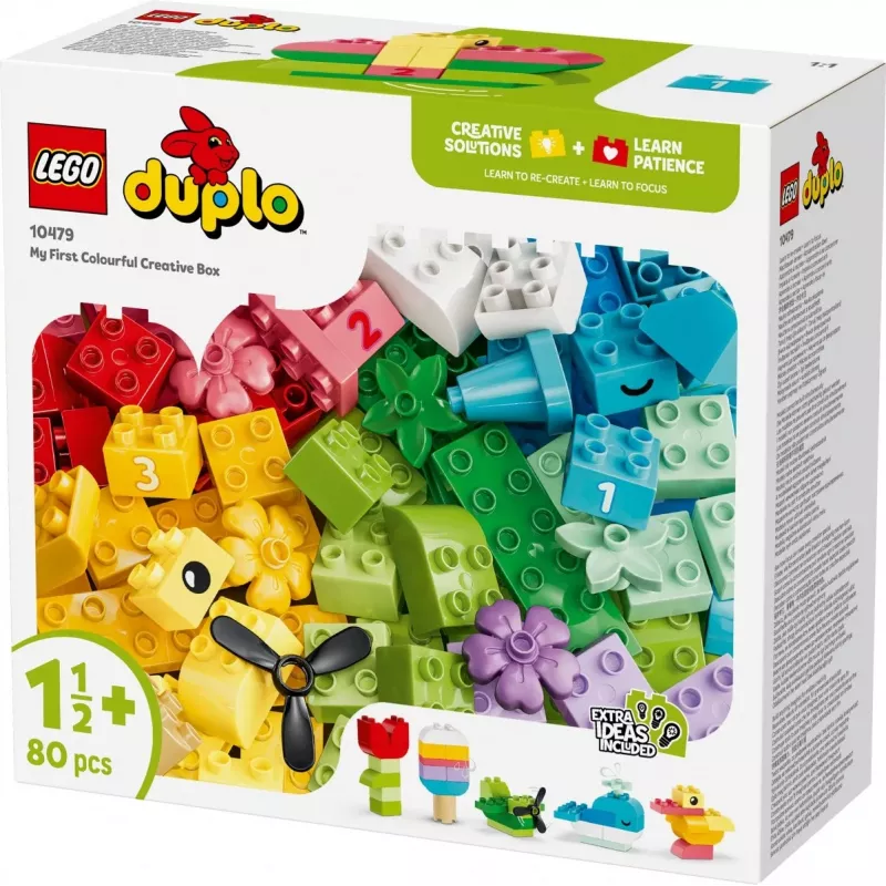 LEGO DUPLO 10479 Krāsaina radošā kaste (80 gab.)