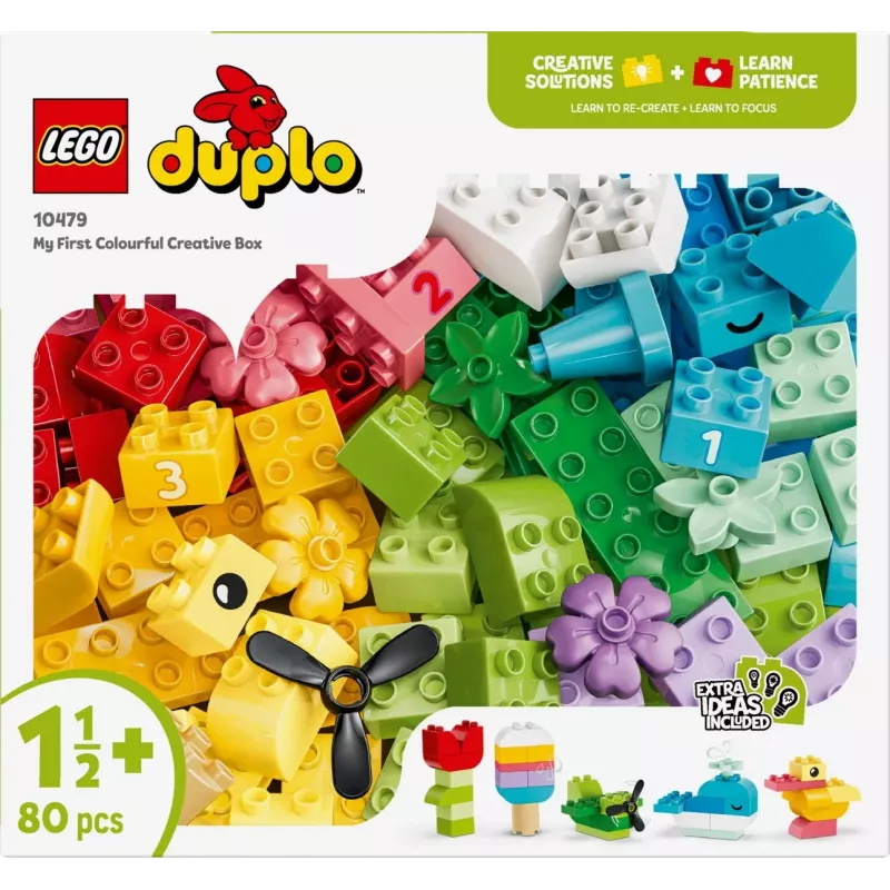 LEGO DUPLO 10479 Krāsaina radošā kaste (80 gab.)