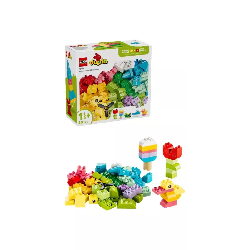 LEGO DUPLO 10479 Krāsaina radošā kaste (80 gab.)