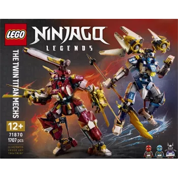 LEGO NINJAGO 71870 Titānu robotu dvīņi (1707 gab.)