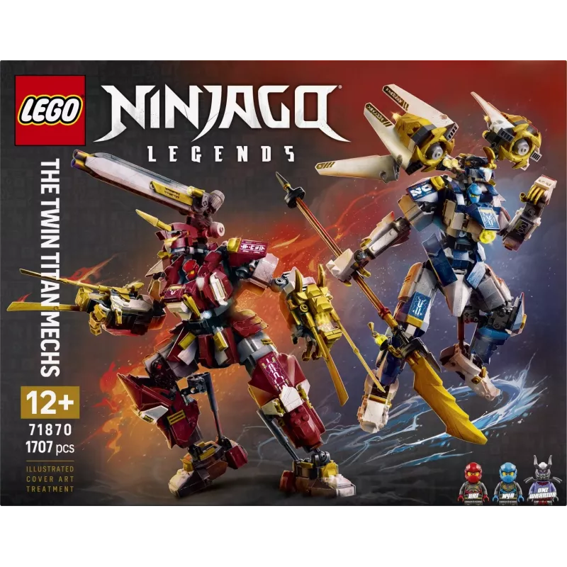 LEGO NINJAGO 71870 Titānu robotu dvīņi (1707 gab.)