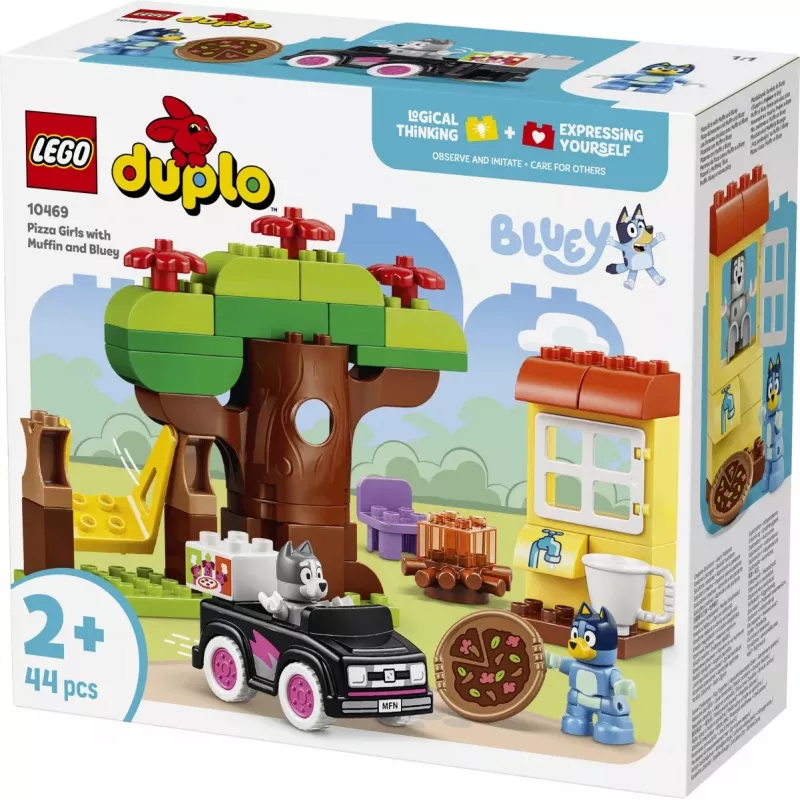 LEGO DUPLO Bluey 10469 Mafina un Bluey picērija (44 gab.)