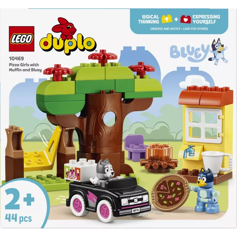 LEGO DUPLO Bluey 10469 Mafina un Bluey picērija (44 gab.)