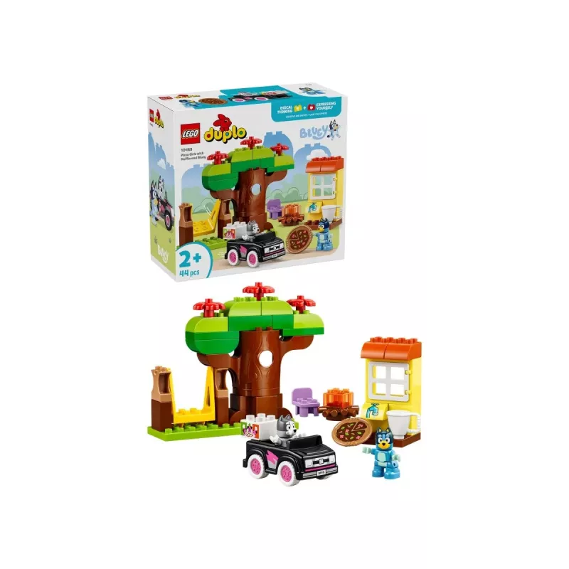 LEGO DUPLO Bluey 10469 Mafina un Bluey picērija (44 gab.)