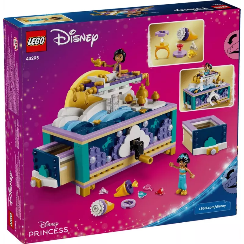 LEGO Disney 43295 Džasmīnas rotaslietu kastīte (458 gab.)