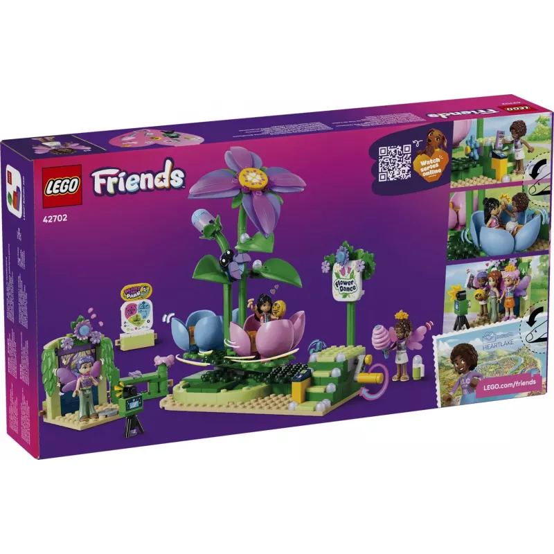 LEGO Friends 42702 Rotējošais ziedu un feju krūzīšu atrakcijs (321 gab.)