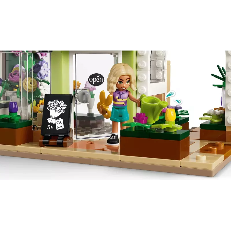 LEGO Friends 42693 Radošais ziedu veikals (377 gab.)