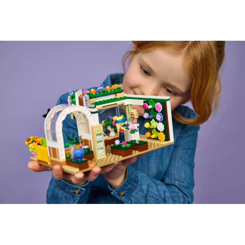 LEGO Friends 42693 Radošais ziedu veikals (377 gab.)