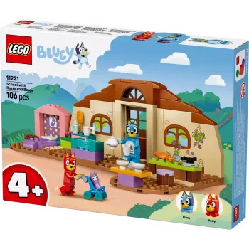 LEGO Bluey 11221 Skola ar Rusty un Bluey (106 gab.)