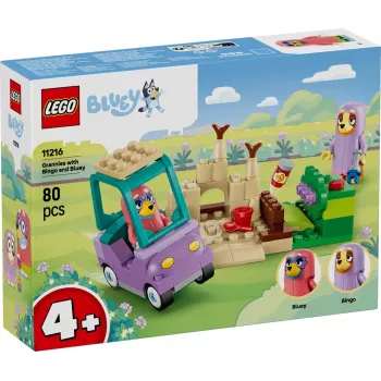 LEGO Bluey 11216 Vecmāmiņas ar Bingo un Bluey (80 gab.)
