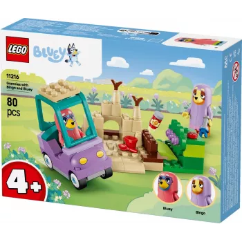 LEGO Bluey 11216 Vecmāmiņas ar Bingo un Bluey (80 gab.)