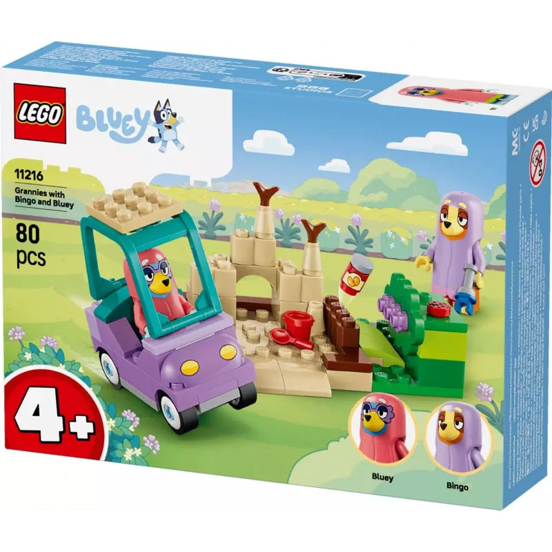 LEGO Bluey 11216 Vecmāmiņas ar Bingo un Bluey (80 gab.)