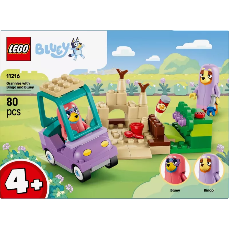 LEGO Bluey 11216 Vecmāmiņas ar Bingo un Bluey (80 gab.)