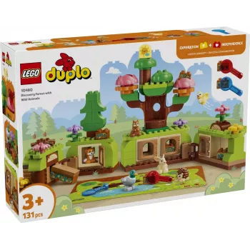 LEGO DUPLO 10480 Atklājumu mežs ar savvaļas dzīvniekiem (131 gab.)