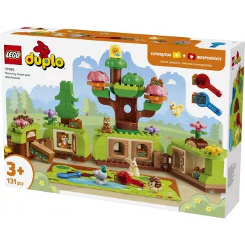 LEGO DUPLO 10480 Atklājumu mežs ar savvaļas dzīvniekiem (131 gab.)