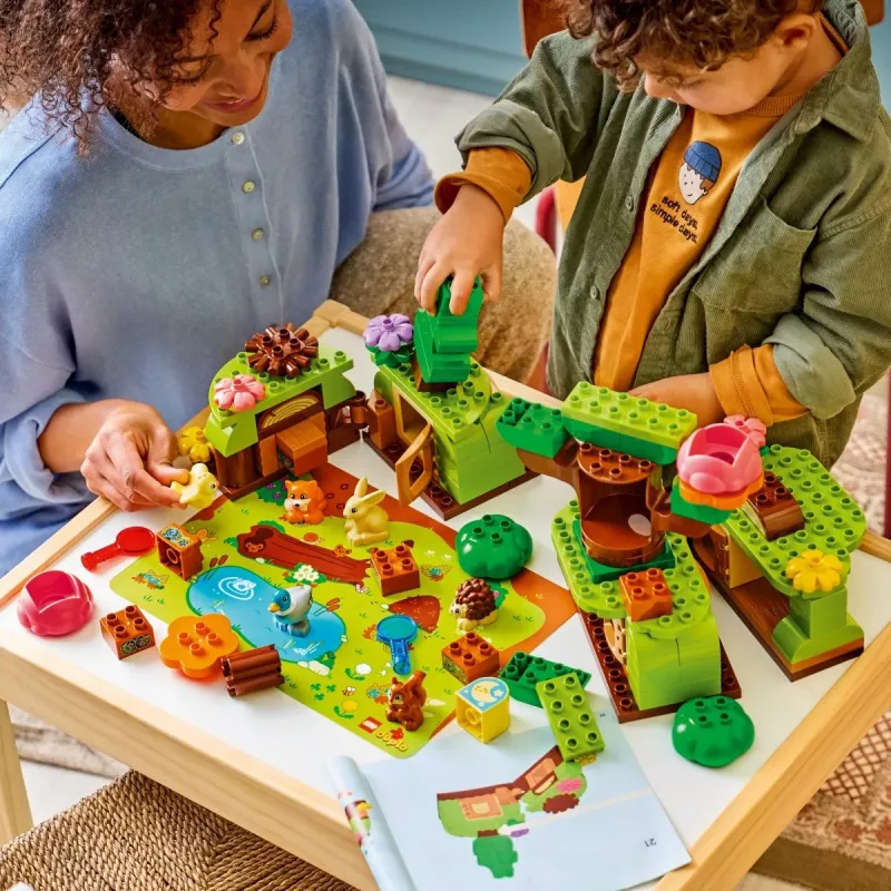LEGO DUPLO 10480 Atklājumu mežs ar savvaļas dzīvniekiem (131 gab.)