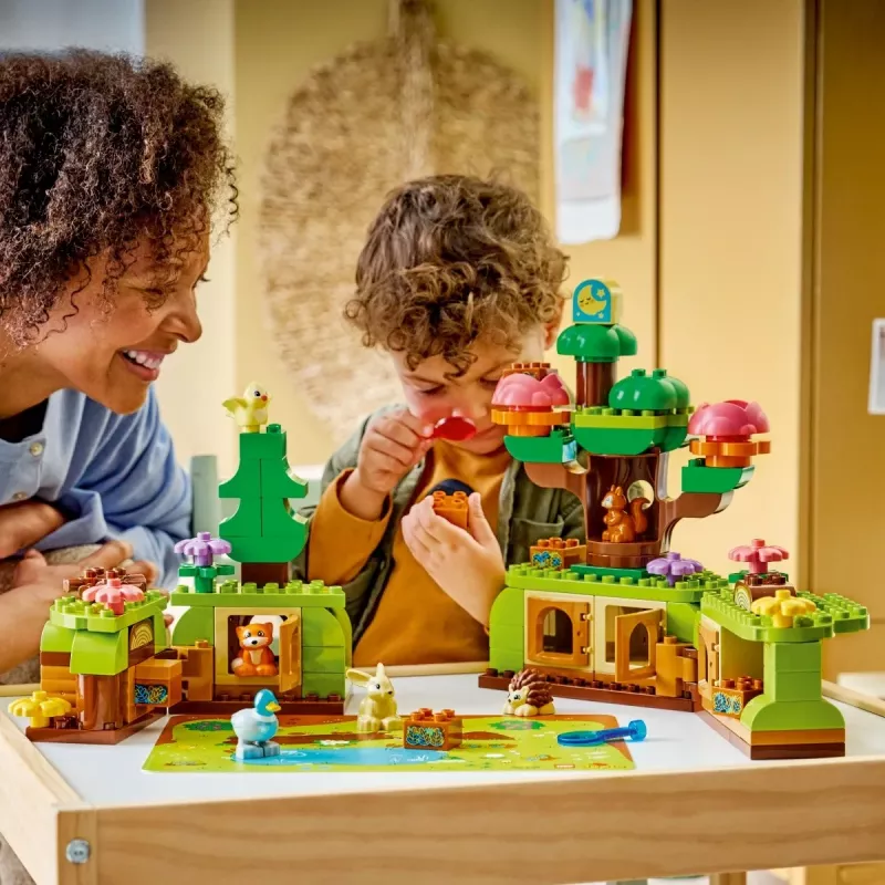 LEGO DUPLO 10480 Atklājumu mežs ar savvaļas dzīvniekiem (131 gab.)