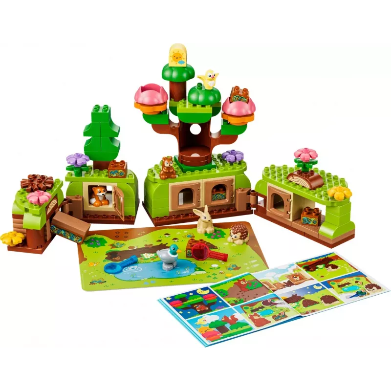 LEGO DUPLO 10480 Atklājumu mežs ar savvaļas dzīvniekiem (131 gab.)