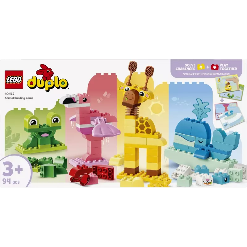 LEGO DUPLO 10472 Dzīvnieku būvēšanas spēle (94 gab.)