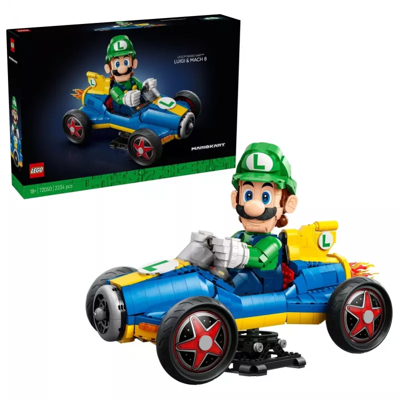 LEGO Super Mario 72050 Mario Kart - Luidži un Mach 8 (2234 gab.)