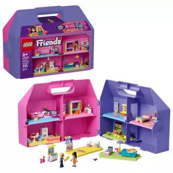 LEGO Friends 42697 Radoša leļļu māja koferī (355 gab.)