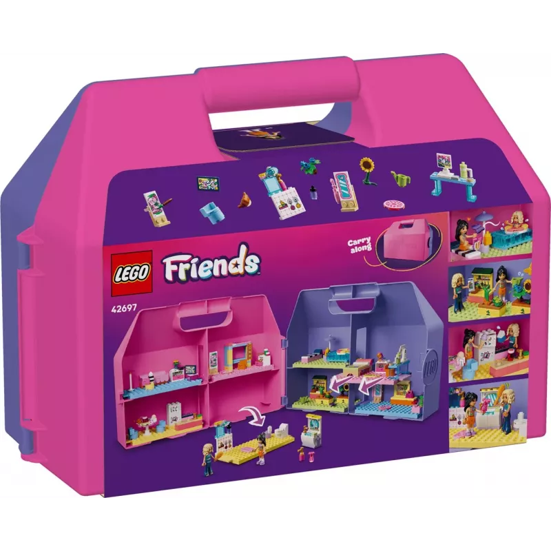 LEGO Friends 42697 Radoša leļļu māja koferī (355 gab.)