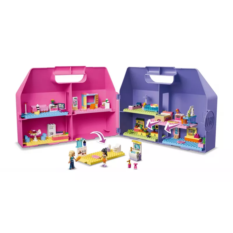 LEGO Friends 42697 Radoša leļļu māja koferī (355 gab.)