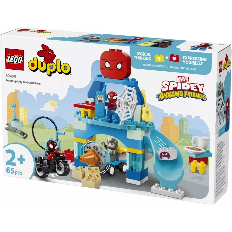 LEGO DUPLO Marvel 10464 Spaidija komandas slēptuve (65 gab.)
