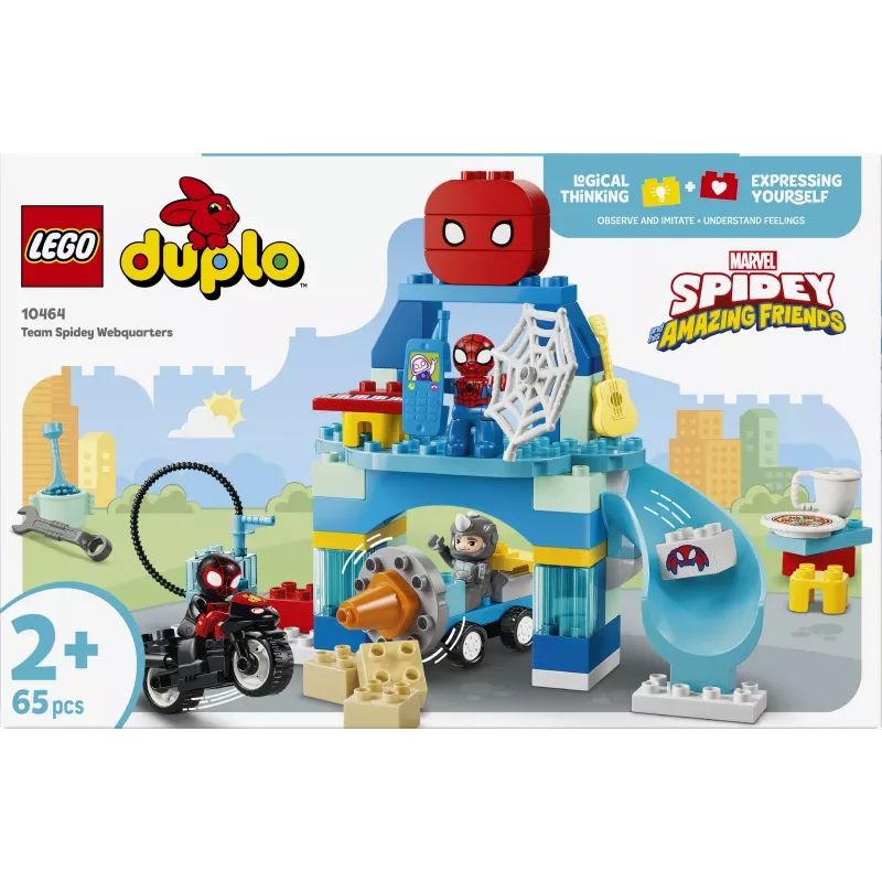 LEGO DUPLO Marvel 10464 Spaidija komandas slēptuve (65 gab.)