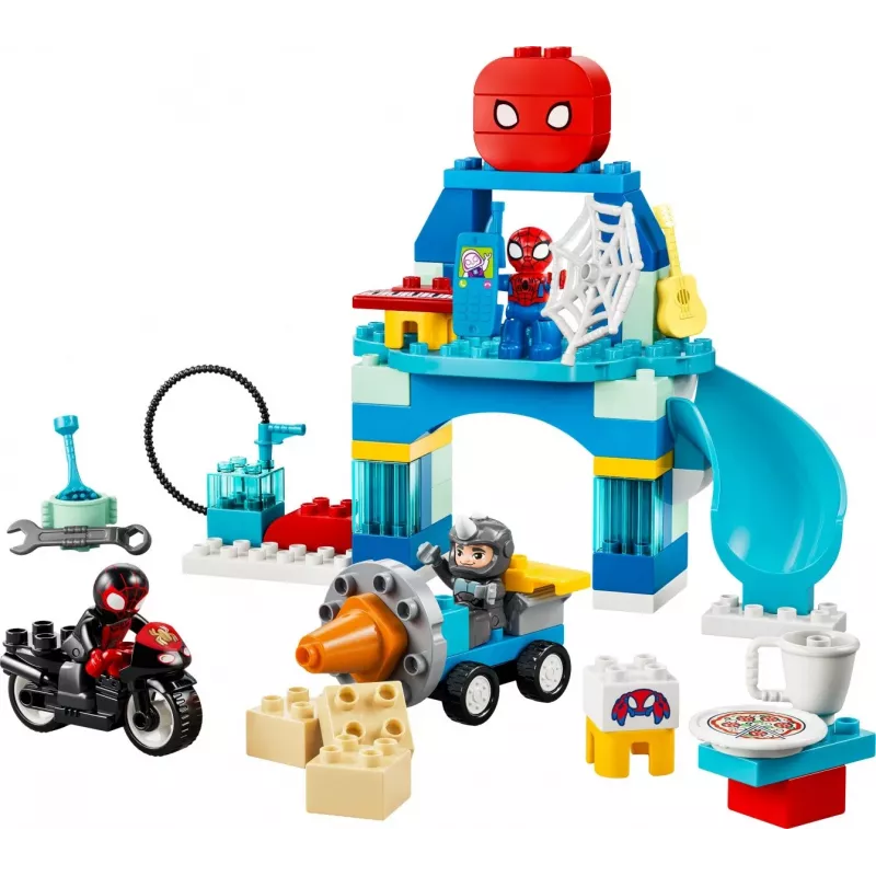 LEGO DUPLO Marvel 10464 Spaidija komandas slēptuve (65 gab.)