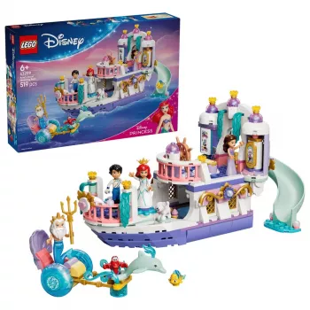 LEGO Disney 43299 Ariēlas karaliskās kāzu laiva (519 gab.)
